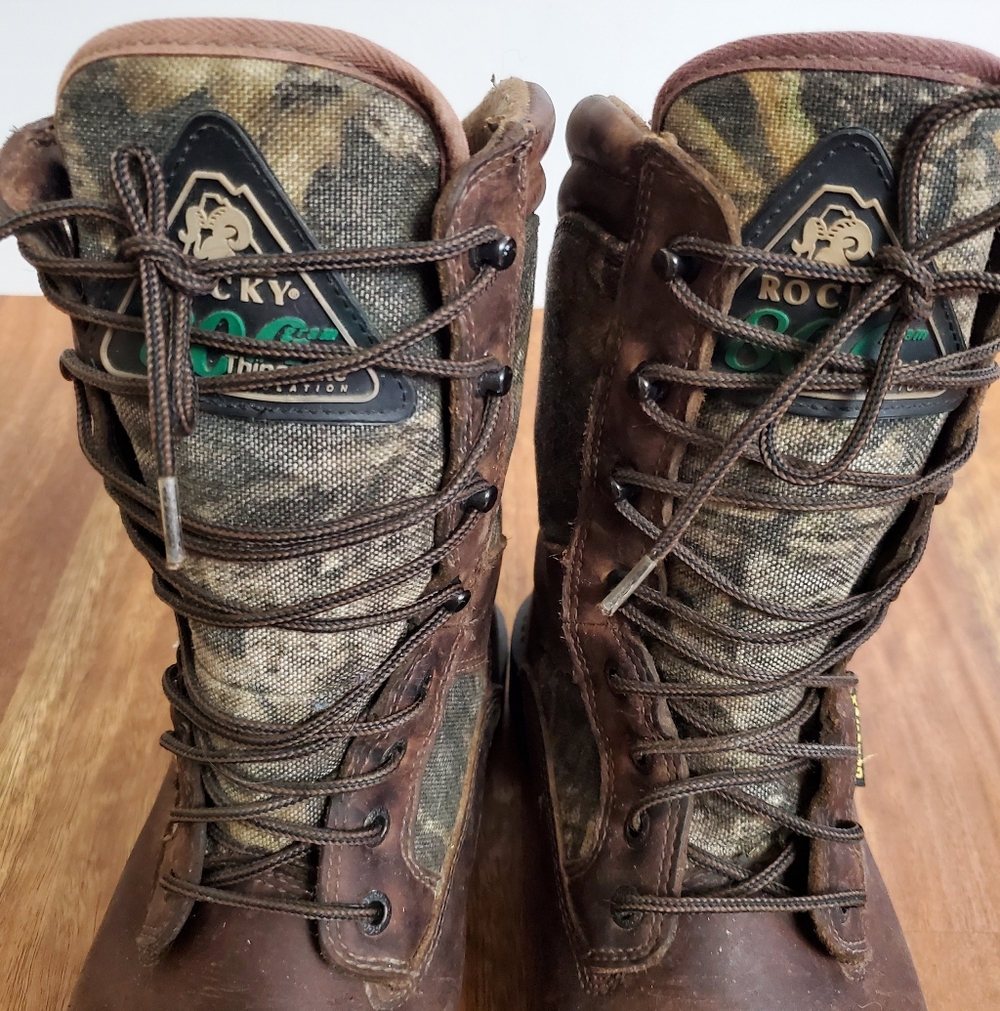 Rocky Size 8.5 Fit (8-8.5) Men’s Ranger Boots - Picture 4 of 9